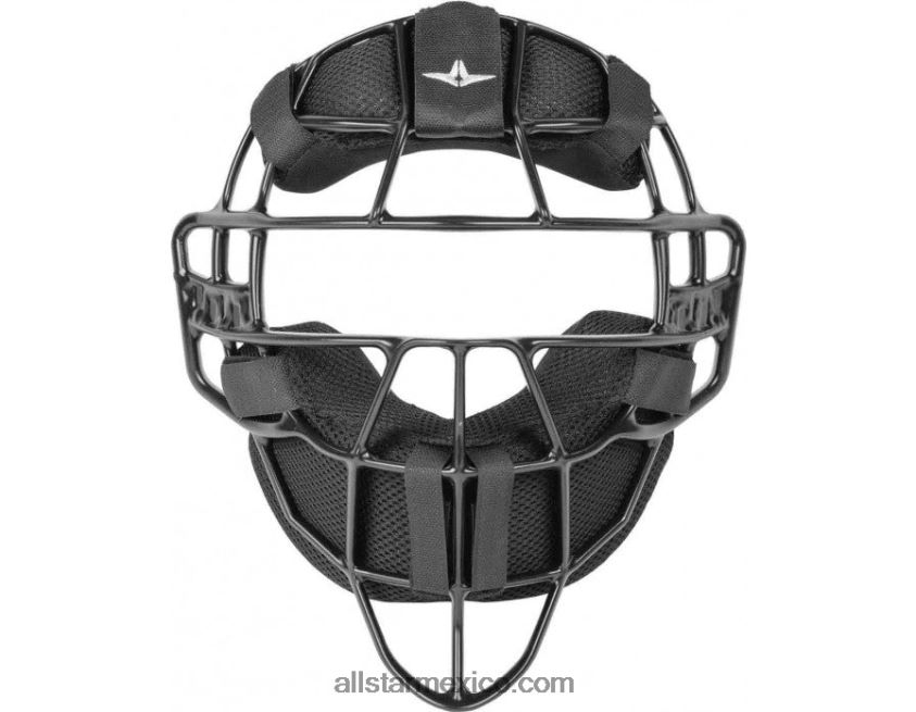 0JNRVJ605 negro All Starmáscara de árbitro de magnesio s7, negro mate con almohadillas luc