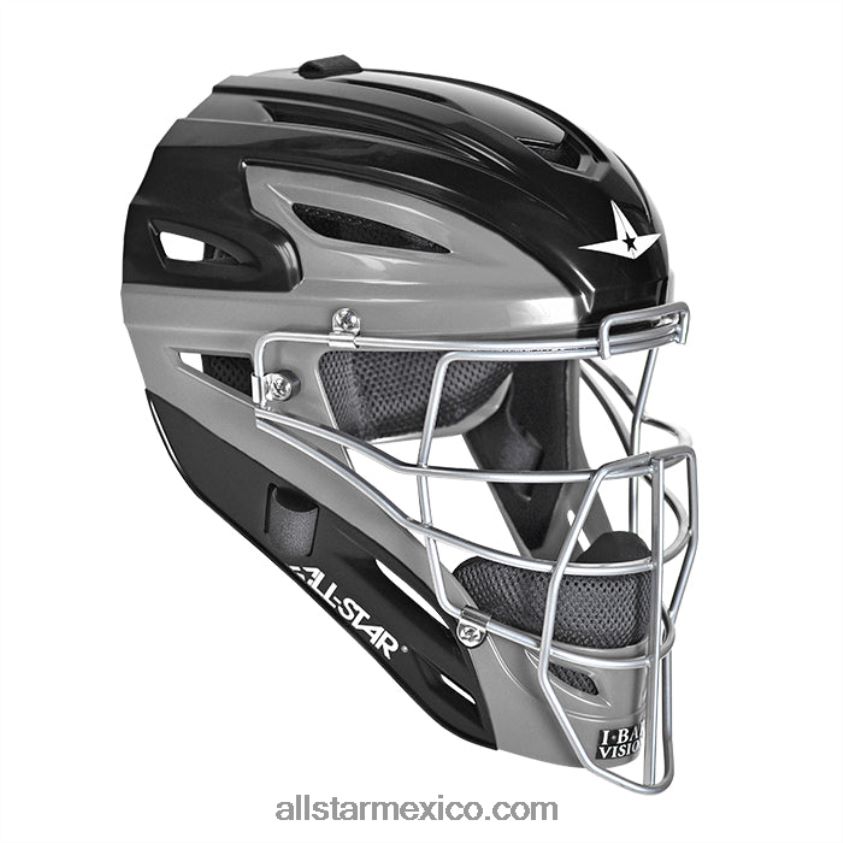 0JNRVJ272 negro All StarCasco de receptor mvp system7 - grafito bicolor