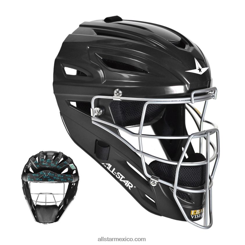 0JNRVJ275 negro All StarCasco de receptor mvp ultracool - brillo sólido