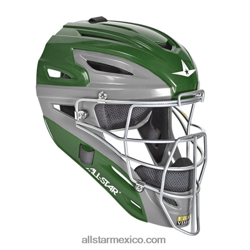 0JNRVJ287 verde oscuro All StarCasco de receptor mvp system7 - grafito bicolor
