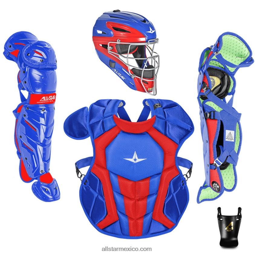 0JNRVJ179 real/escarlata All Stars7 axis dos tonos edades 12-16, 15.5" // cumple con nocsae