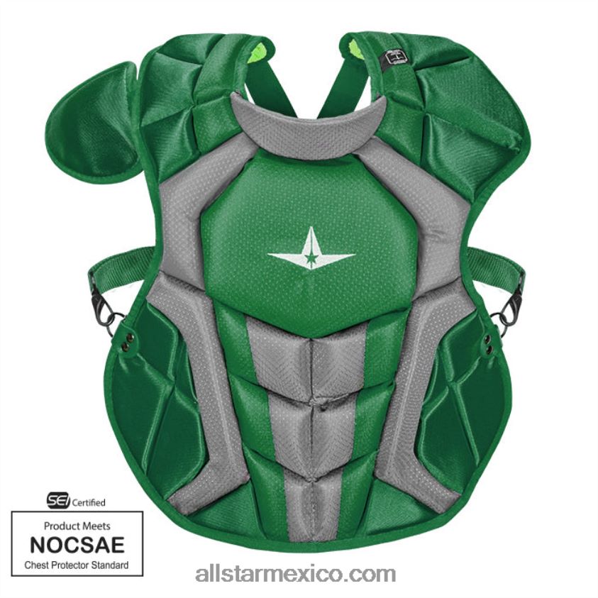 0JNRVJ244 verde oscuro All Stareje s7 edades 12-16, 15.5" // cumple con nocsae