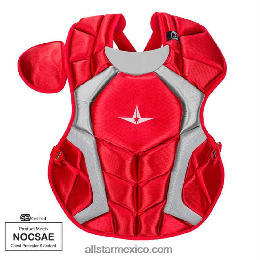 0JNRVJ270 escarlata All Starserie de jugadores de 7 a 9 años, 13,5" // conoce a nocsae