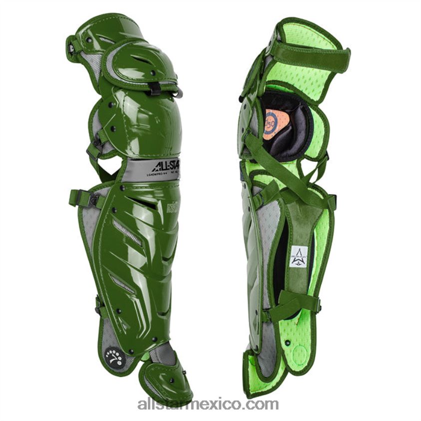 0JNRVJ325 verde oscuro All Starprotectores de piernas profesionales para adultos s7 axis