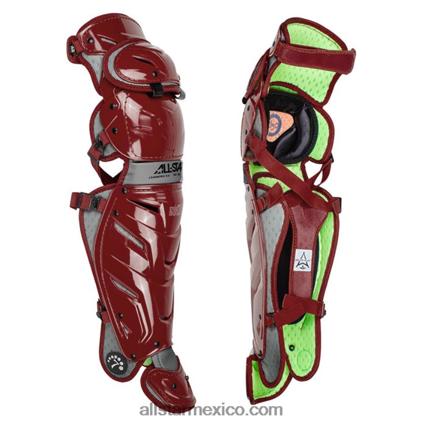 0JNRVJ329 granate All Starprotectores de piernas profesionales para adultos s7 axis
