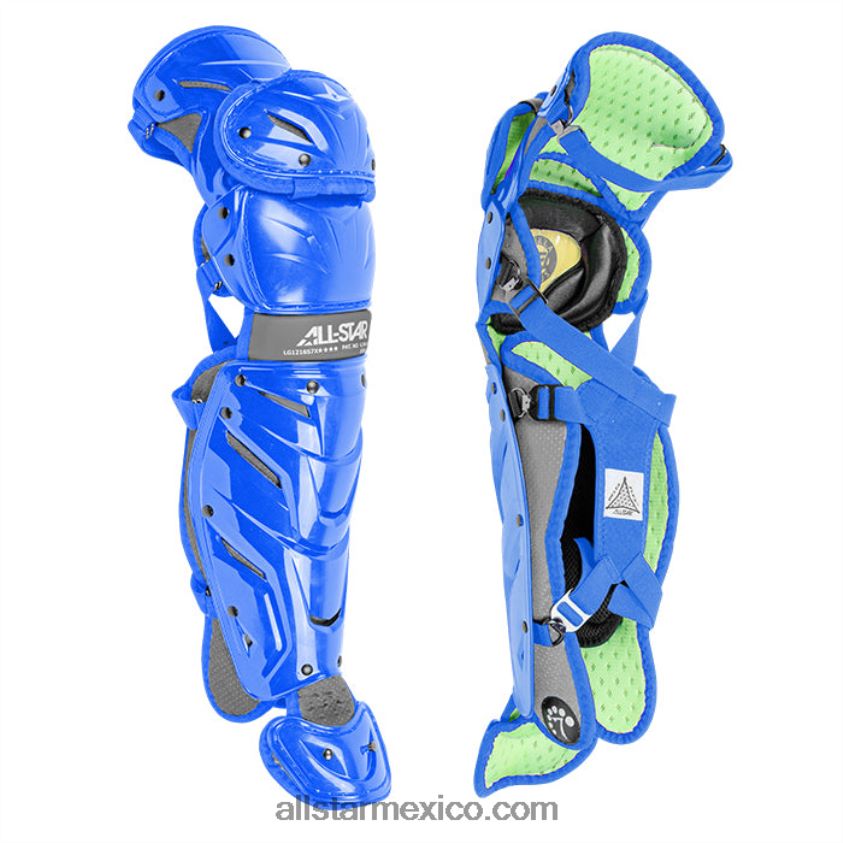 0JNRVJ358 real All Stars7 axis edades 12-16 pro protectores de pierna (14.5")