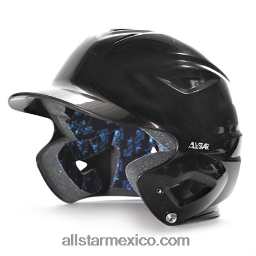 0JNRVJ10 negro All Starcasco de bateo de brillo sólido para adultos s7
