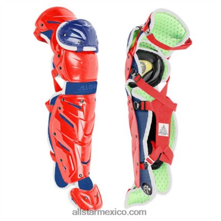 0JNRVJ361All Stars7 axis edades 12-16 pro protectores de pierna (14.5")