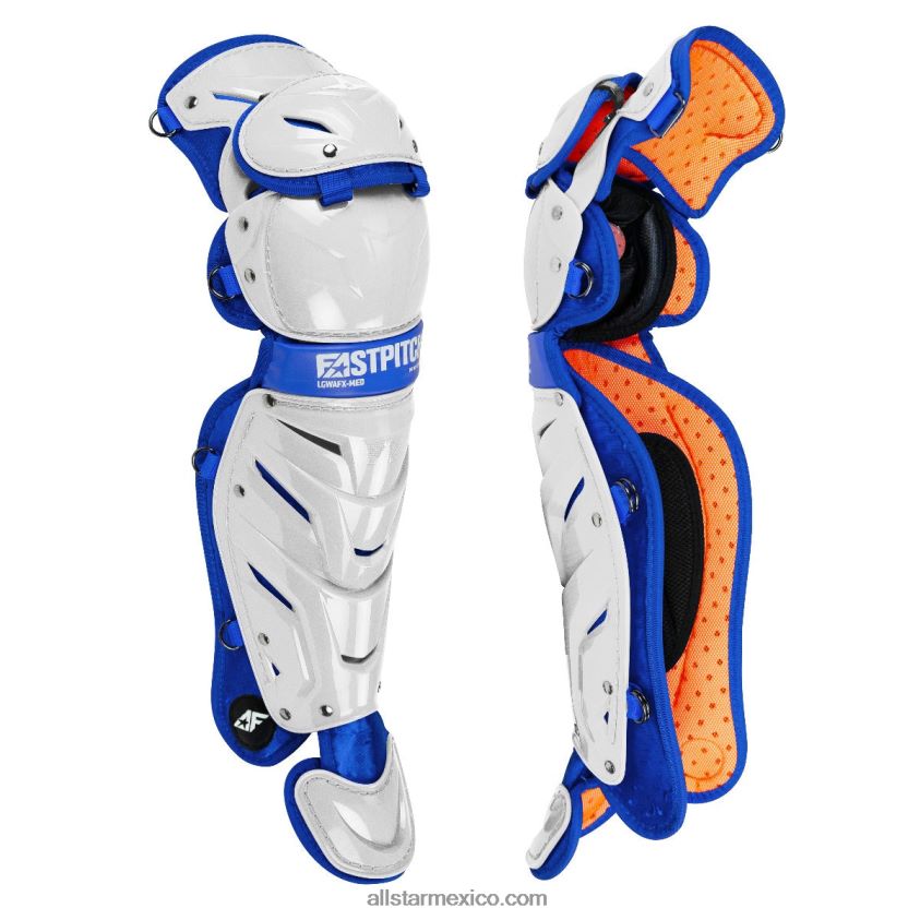 0jnrvj594_blanco_azul_real_all_starafx_protectores_de_piernas_blanco_bicolor.jpg 0JNRVJ594 blanco/azul real All Starafx protectores de piernas blanco bicolor - Image 1