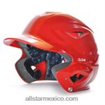 0JNRVJ92 escarlata All Starcasco de bateo de brillo sólido para adultos s7