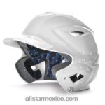 0JNRVJ93 blanco All Starcasco de bateo de brillo sólido para adultos s7