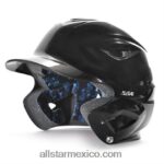 0JNRVJ9 negro All Starcasco de bateo s7 solid gloss para jóvenes